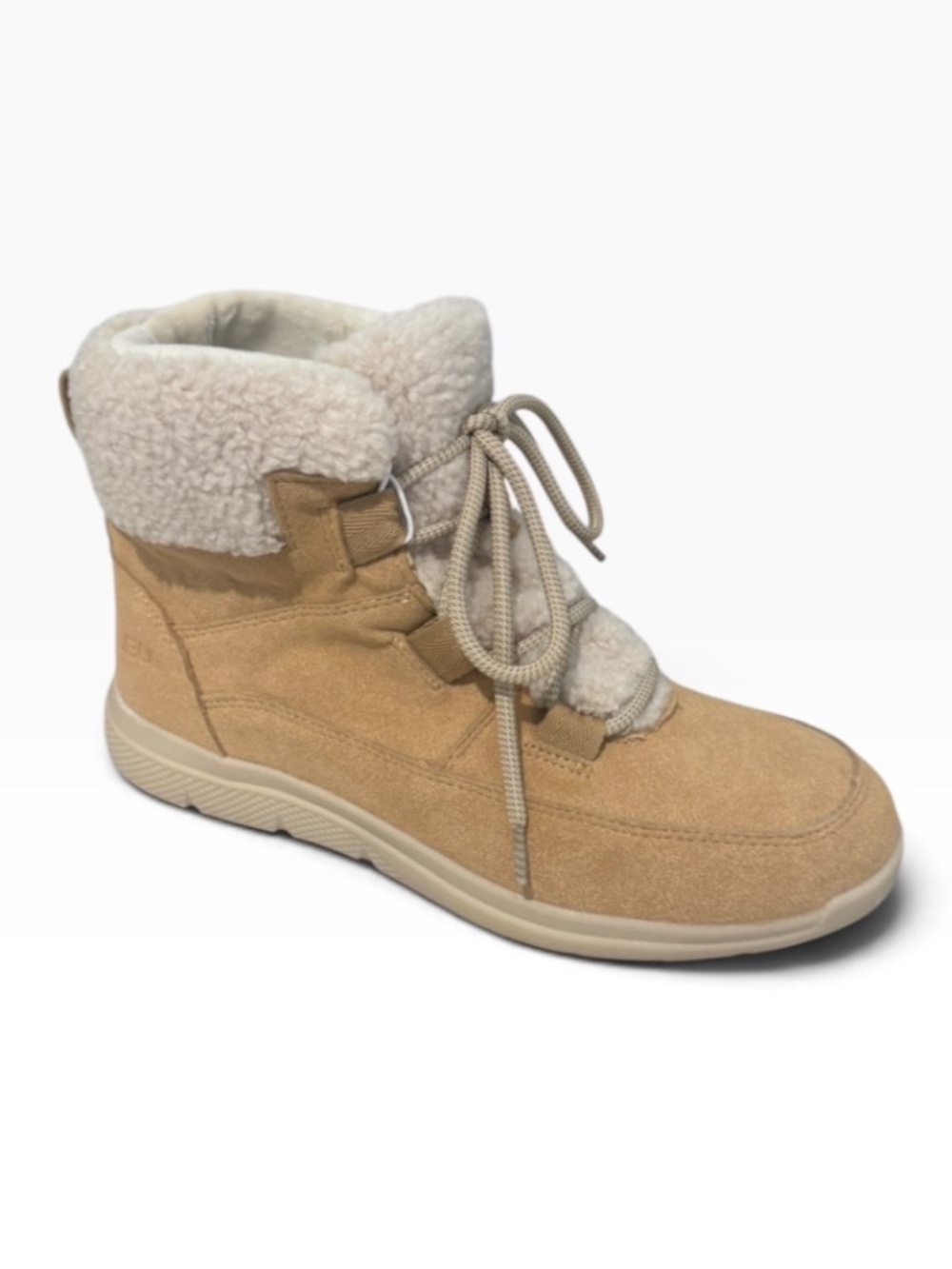 Jbu Women's Freeze Winter Bootie in Tan Nubuck Size 8 Medium - NWB